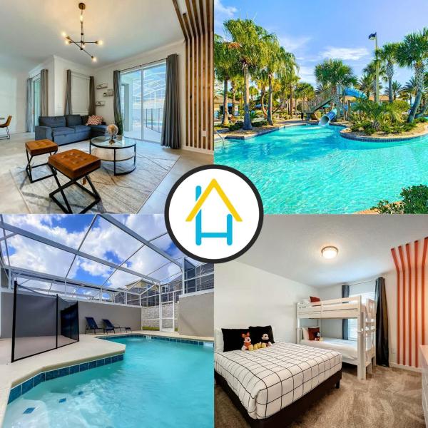 Cozy Thematic 4br With Waterpark & Private Pool - Davenport, FL
