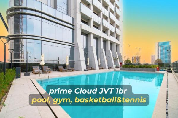 A la foto es mostra l'objecte SettlerHomes - Chic Cloud B - Pool, Gym & Court situat a la ciutat de Dubai.
