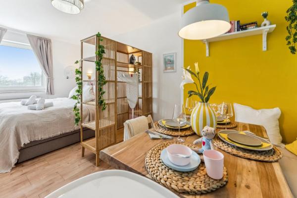 Hellohome I Wohlfühl Design I Boxspring I Parkplatz I City Apartment Happy - Braunschweig