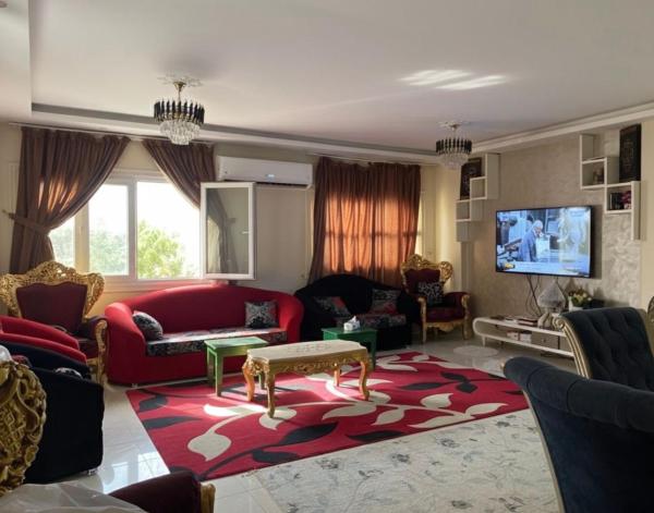 A la foto es mostra l'objecte Deluxe Apartment for Families on 9th street situat a la ciutat de El Caire.