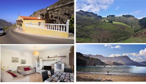 A la foto es mostra l'objecte casa La cabaña Villa Palomino situat a la ciutat de Gáldar.
