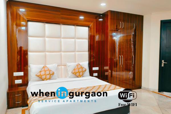A la foto es mostra l'objecte When In Gurgaon - ARTEMIS HOSPITAL 1 Min Walk, FORTIS & MEDANTA 4 Mins Drive situat a la ciutat de Gurgaon.