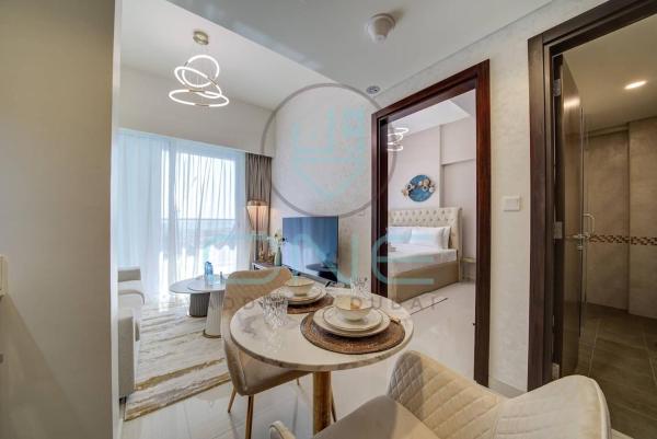 Na fotografii je vidět objekt Elegant 1BR with Sofa Bed Close to Metro nacházející se ve městě Dubaj.