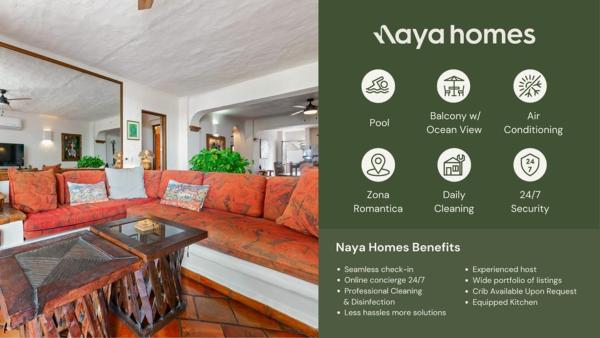 Ocean View 2br Condo-balcony-beach-pool - 303 - Puerto Vallarta