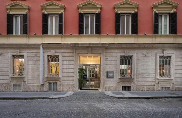 Na fotografii je vidět objekt Leonardo Boutique Hotel Rome Monti nacházející se ve městě Řím.