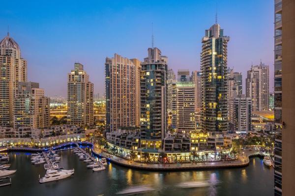 A la foto es mostra l'objecte FIRST CLASS 1BR Panoramic Marina Views situat a la ciutat de Dubai.