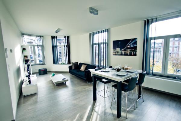A la foto es mostra l'objecte Les Suites de Nanesse situat a la ciutat de Lieja.