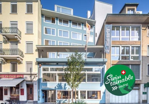 Hotel Marta - 1950's architecture in Zurich's vibrant old town, near main station, Цюрих