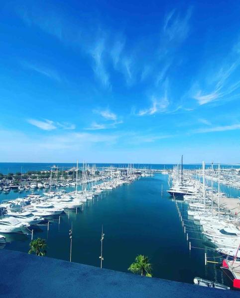 Chez Bruno - Magnifique Studio Vue Imprenable Port & Mer - Mauguio