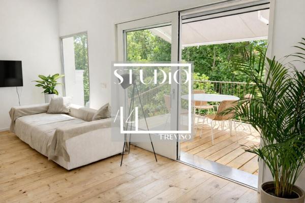 A la foto es mostra l'objecte STUDIO 14 - apt design con terrazza sul fiume - 2 biciclette incluse - vicino al centro situat a la ciutat de Treviso.