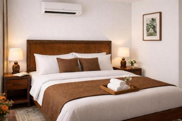 A la foto es mostra l'objecte JWE Homestay Elegant Room Near Cairo Airport situat a la ciutat de El Caire.