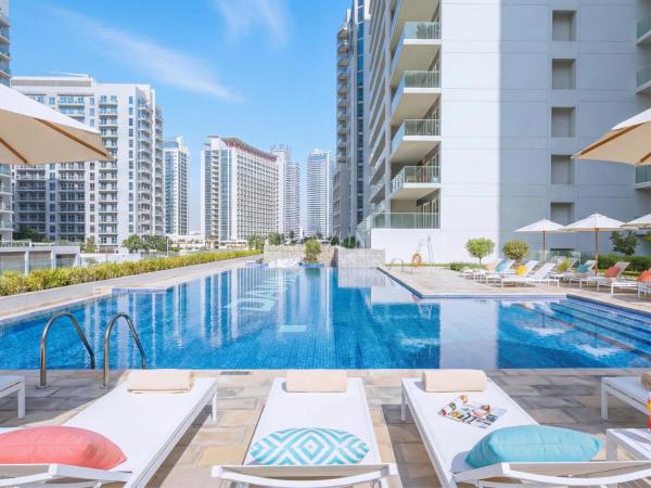 På billedet ses objektet Business Bay Luxury Apt - 5min Burj Khalifa, Mall & Metro beliggende i byen Dubai.