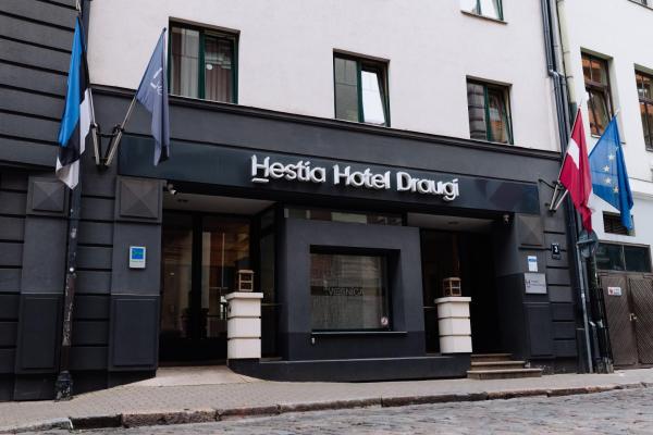A la foto es mostra l'objecte Hestia Hotel Draugi situat a la ciutat de Riga.