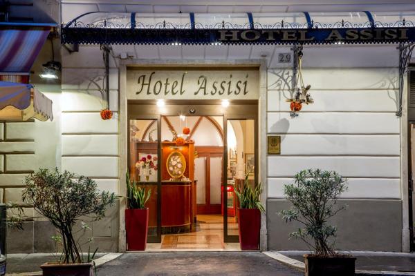 Na zdjęciu widoczny jest obiekt Hotel Assisi położony w mieście Rzym.