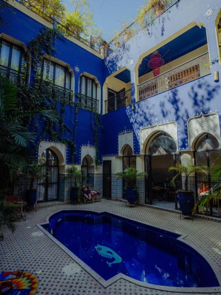 En la foto se muestra el objeto Riad Bindoo & Spa ubicado en la ciudad de Marrakech.