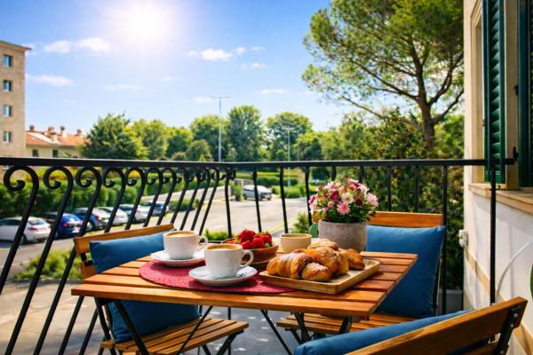 A la foto es mostra l'objecte Il Melograno con Parcheggio Privato & Terrazza situat a la ciutat de Prato.