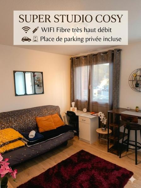 Le Zen -Studio Tout éQuipé- Wifi Fibre- Centre Ville Avec Parking - Tarbes