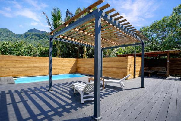 POOL AC King Bed Cozy Rooms - Villa Vaiaire, Vaïare