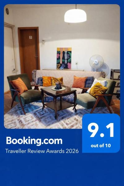 Digital nomad,iconic Milenium cross,comfy apartment,the foot of mount Vodno,16 min by walk to center, Skopje