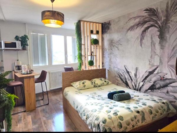 Na zdjęciu widoczny jest obiekt Studio le Cosy Jungle położony w mieście Chartres.