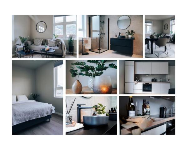 На фото показан объект Odda Apartments - 2BR & 3BR - Parking - T32, расположенный в городе Одда.