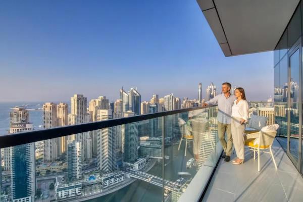 A la foto es mostra l'objecte GuestReady - Opulent living with an infinity pool situat a la ciutat de Dubai.