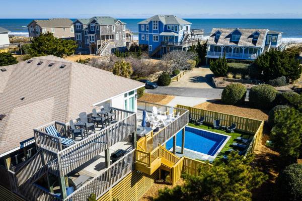 New Listing Semi Ocean Front With Pool & Hot Tub - Duck, NC