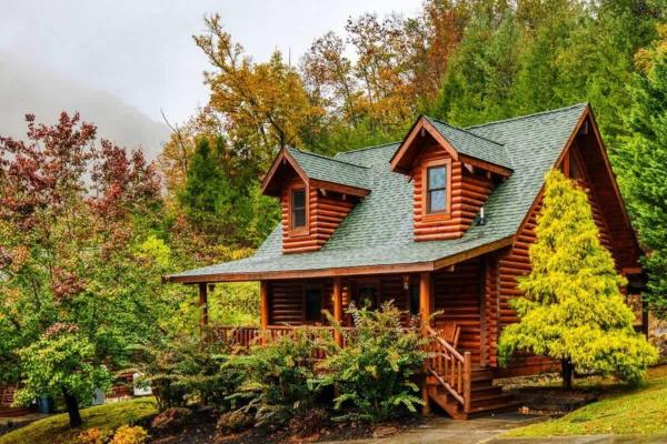 A la foto es mostra l'objecte Rise n Shine Cabin by Beyond Expectations with Hot Tub situat a la ciutat de Sevierville.
