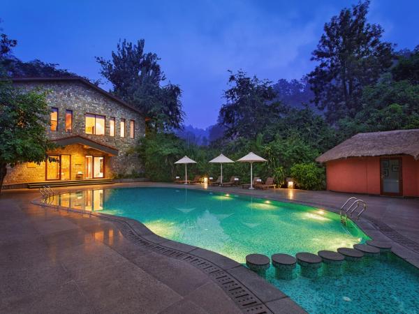 En la foto se muestra el objeto Taj Corbett Resort and Spa Uttarakhand ubicado en la ciudad de Rāmnagar.