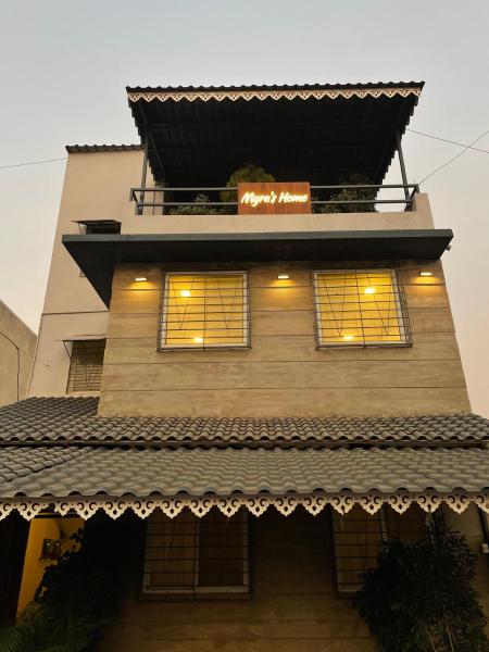 En la foto se muestra el objeto Myra Villa Kolhapur Entire Private Home ubicado en la ciudad de Kolhapur.