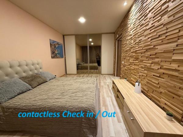 A la foto es mostra l'objecte Oak lounge lux apartment situat a la ciutat de Riga.