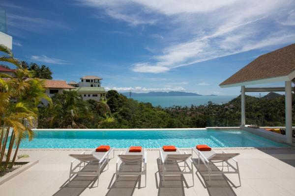 Jungle Beach Villa Luxury 4 Br Seaview - Ko Pha Ngan