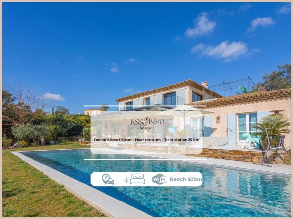 Luxury Villa, 4 Bedrooms, Private Pool, Kss Immo - Grimaud