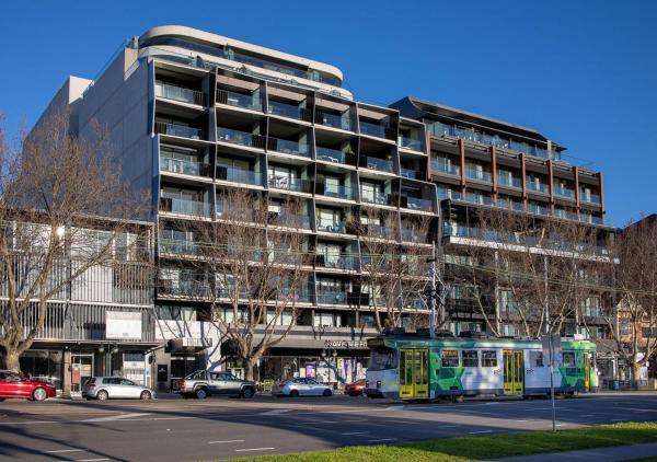 A la foto es mostra l'objecte Modern Quiet 1 & 2 Bed Apt Opposite Albert Park situat a la ciutat de Melbourne.