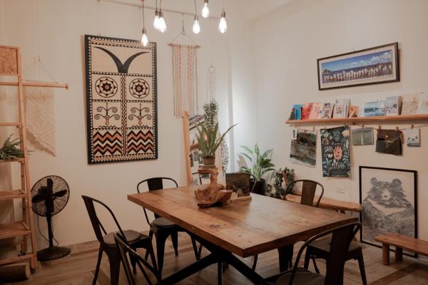 Na foto é possível ver o objeto Cozy Green Guesthouse localizado na cidade de Binlang.