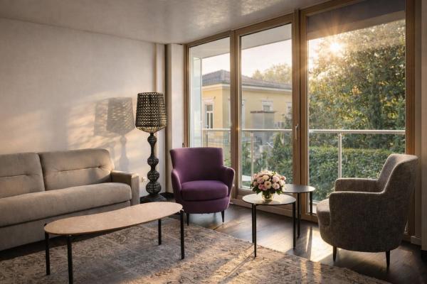 写真にはトリエステ市にあるGrand Apartment Sissiが写っています。