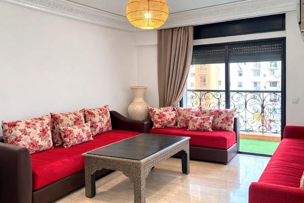 Auf dem Foto ist das Objekt Meilleur appartement au centre ville in der Stadt Marrakesch zu sehen.