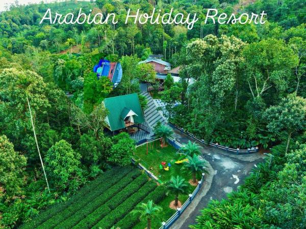 På billedet ses objektet ARABIAN HOLIDAY RESORT WITH SWIMMING POOL IN IDUKKI Calvary Mount beliggende i byen Idukki.