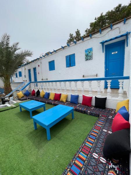På bildet vises objektet Auski Hostel Dahab som ligger i byen Dahab.