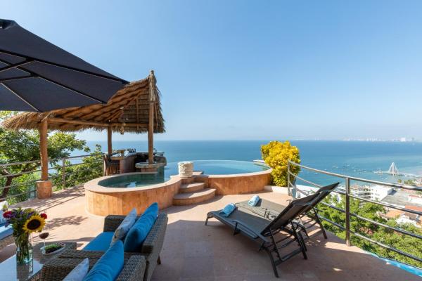 Luxe 3 King Br Villa | Infinity Pool + 220° Views - Puerto Vallarta