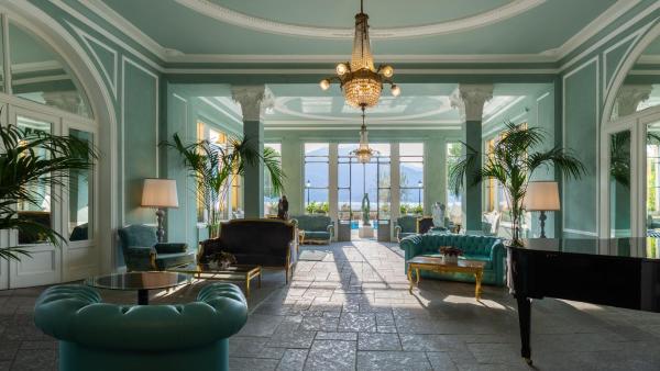 På bildet vises objektet Grand Hotel Menaggio som ligger i byen Menaggio.