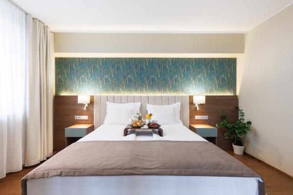 På billedet ses objektet Hotel Fenyõ Conference & Spa beliggende i byen Jigodin Băi.