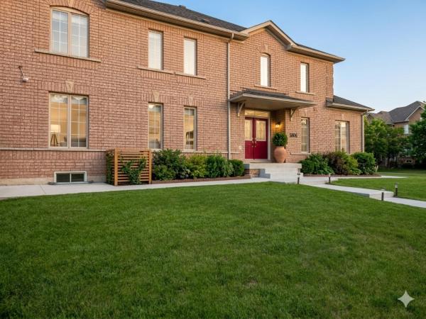 På billedet ses objektet Luxury 4BR Family Home, Sleeps 8 plus Private Fence beliggende i byen Mississauga.