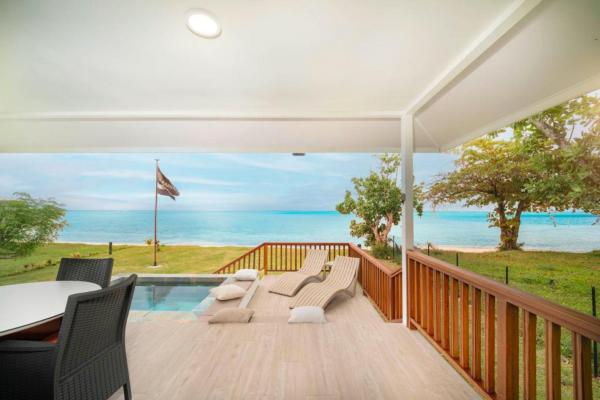 Raina Lodge Moorea Haapiti - Fare Keali'i - Piscine privée - Vue plage et Lagon, Haapiti
