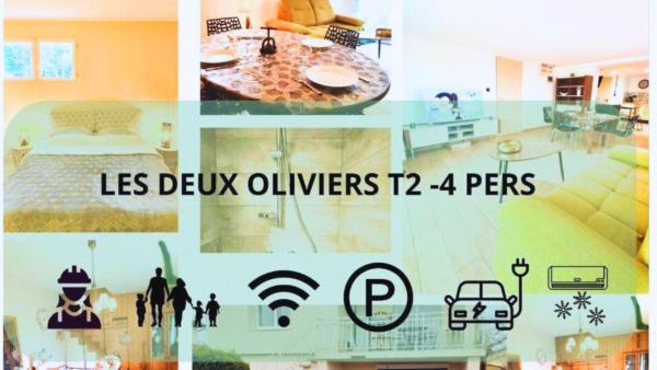 Les Deux Oliviers T2 Cozy Clim Free Parking - Condrieu
