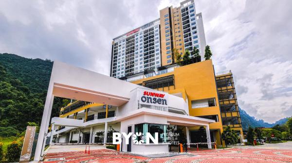 Na fotografii je vidět objekt Onsen Premium Suites Tambun by BYON nacházející se ve městě Ipoh.