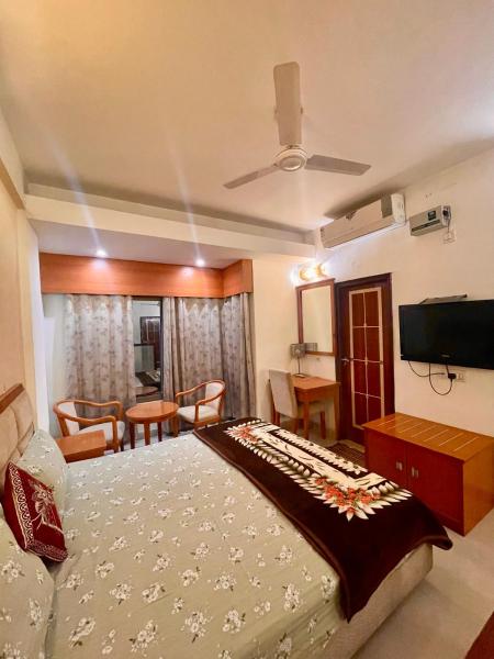 På bildet vises objektet ZenRoofs- 02 Studio Apartment som ligger i byen Vrindavan.