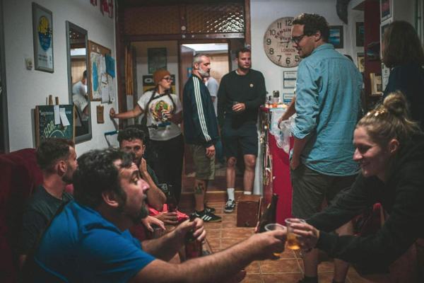 A la foto es mostra l'objecte Sunset Lake hostel situat a la ciutat de Ohrid.