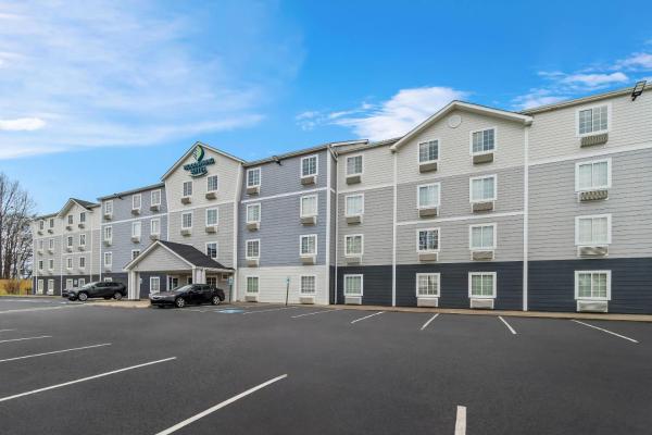 På billedet ses objektet WoodSpring Suites Memphis East I-40 beliggende i byen Memphis.