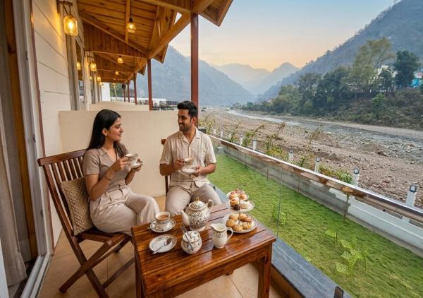 A la foto es mostra l'objecte Qcent Woods Resort & Spa, Rishikesh situat a la ciutat de Rishīkesh.